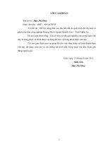 Hỗ trợ nông dân sau thu hồi đất do quá trình do thị hóa và phát triển khu công nghiệp hoàng mai ở huyện quỳnh lưu luận văn tốt nghiệp đại học 