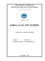 MỘT số BIỆN PHÁP NHẰM NÂNG CAO HIỆU QUẢ sử DỤNG vốn tại CÔNG TY cổ PHẦN vận tải BIỂN VIỆT NAM 