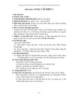 Tài liệu Môn học cung cấp điện pdf