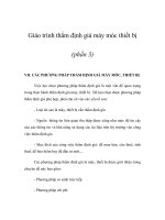 Tài liệu Giáo trình thẩm định giá máy móc thiết bị (phần 3) doc