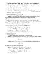 Tài liệu 7 cách tiếp cận một bài tích phân