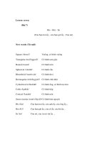 Tài liệu Tiếng Anh lớp 1, 2 - Lesson seven (Bài 7) His - Her - Its ppt