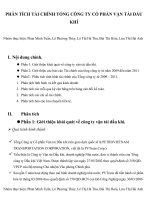 PHÂN TÍCH tài CHÍNH TỔNG CÔNG TY cổ PHẦN vận tải dầu KHÍ 