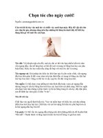 Tài liệu Chọn tóc cho ngày cưới! pptx