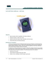 Tài liệu Lab 4.2.9d Fluke LinkRunner – LAN Tests ppt