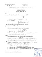Tài liệu Đề thi cao học Huế 2010 docx