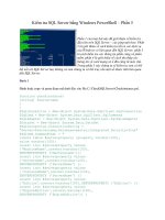 Tài liệu Kiểm tra SQL Server bằng Windows PowerShell – Phần 5 pdf