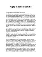 Tài liệu Nghệ thuật đặt câu hỏi docx