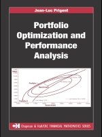 Portfolio optimization and performance analysis 