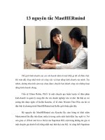 Tài liệu 13 nguyên tắc MastHERmind docx