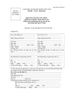 Tài liệu Đơn xin cấp giấy xác nhận pdf
