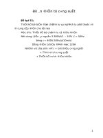 Thiết kế bộ biến đổi chỉnh lưu và nghịch lưu phụ thuộc với lưới cung cấp điện cho tời neo