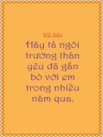 Tài liệu Tập làm văn mẫu 