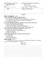 Bài soạn BÀI TLV SỐ 6 - LỚP 8 KII (2010-2011)