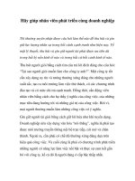 Tài liệu Hãy giúp nhân viên phát triển cùng doanh nghiệp doc