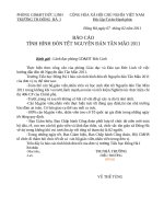 Gián án BAO CAO SAU TET-TH DONG HA I