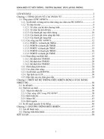 Thiết kế hệ thống điều khiển động cơ DC bằng nhiệt độ 