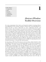 Tài liệu Introduction to Java: 1-Abstract Window Toolkit Overview doc