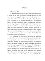 Nghệ thuật tiểu thuyết của khái hưng 