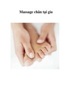 Tài liệu Massage chân tại gia docx