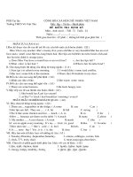 Bài soạn De thi HKI NH 2010 2011