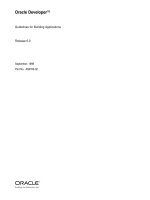 Tài liệu Oracle Developer Guidelines for Building Applications pptx