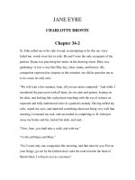 Tài liệu LUYỆN ĐỌC TIẾNG ANH QUA TÁC PHẨM VĂN HỌC-JANE EYRE CHARLOTTE BRONTE Chapter 34-2 ppt