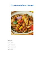 Tài liệu Ếch xào ớt chuông ( Poivrons) doc