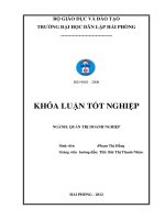 Một số giải pháp nhằm hoàn thiện công tác quản trị nhân sự tại công ty TNHH KOKUYO VIỆT NAM 