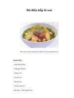 Tài liệu Đà điểu hấp lá sen pptx