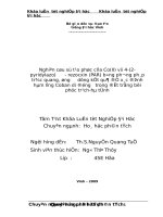 Nghiên cứu sự tạo phức của CO(II) với 4 (2  PYRIDYLAZO)   REZOCXIN (PAR) bằng phương pháp trắc quang, ứng dụng kết quả để xác định hàm lượng COBAN di động trong đất trồng bưởi phúc trạch hà tĩnh 