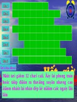 Bài giảng Ô chữ hay