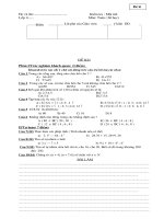 Tài liệu DE KT TOAN tiet 39 (2 DE)