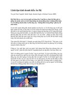 Tài liệu Lãnh đạo kinh doanh kiểu Ấn Độ pptx