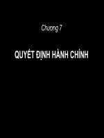 Quyết định hành chính