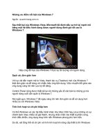 Tài liệu Những ưu điểm nổi bật của Windows 7 pptx