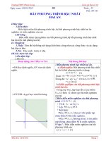 Bài soạn Giao an Đại số 10 tuan 22