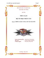 Các chiến lược cung cấp tài nguyên 