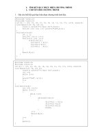 Bài tập ôn thi môn lập trình