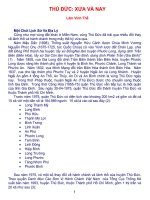 Tài liệu THỦ ĐỨC: XƯA VÀ NAY doc