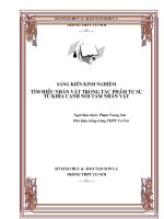Bài giảng Tìm hiểu nhân vật từ khía cạnh nội tâm nhân vật