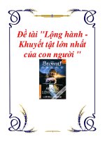 Tài liệu Đề tài 