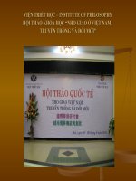 Ảnh hưởng của nhân chính ở một số nhà tư tưởng việt nam tiêu biểu 