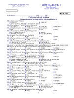 Bài giảng thi hoc ki I hoa 8