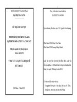 Thiết kế bộ nhớ ROM 512x4x6 lập trình bởi active và contact 