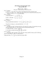 Tài liệu Đè thị HSG Tỉnh 2008-2009