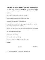 Tài liệu Tạm đình chỉ quỹ có phạm vi hoạt động trong huyện và xã (nếu được Chủ tịch UBND tỉnh ủy quyền thực hiện) pdf