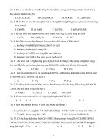 Gián án DE THI THU TOT NGHIEP THPT Mon- Hoa hoc