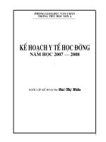 Bài giảng KE HOACH Y TE HOC  DUONG
