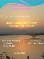 Slide CHUỖI CUNG sản PHẨM tôm NUÔI HUYỆN QUẢNG TRẠCH, TỈNH QUẢNG BÌNH 